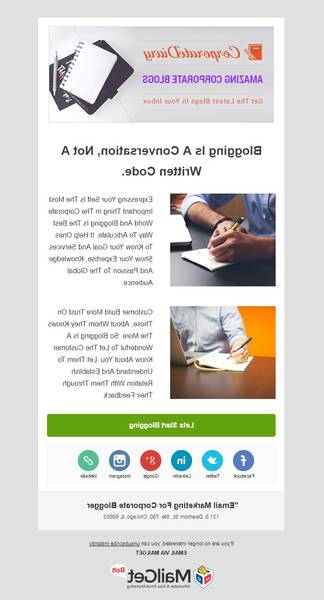 email marketing format sample